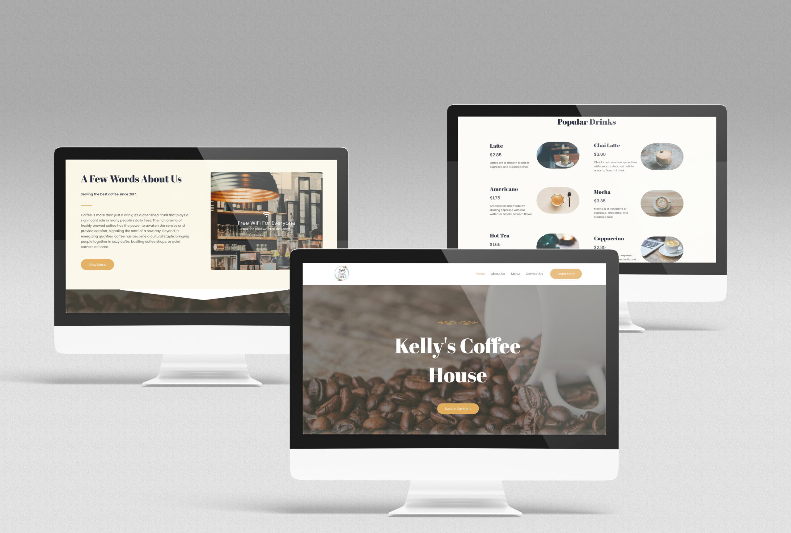 Kelly's Coffee House website.