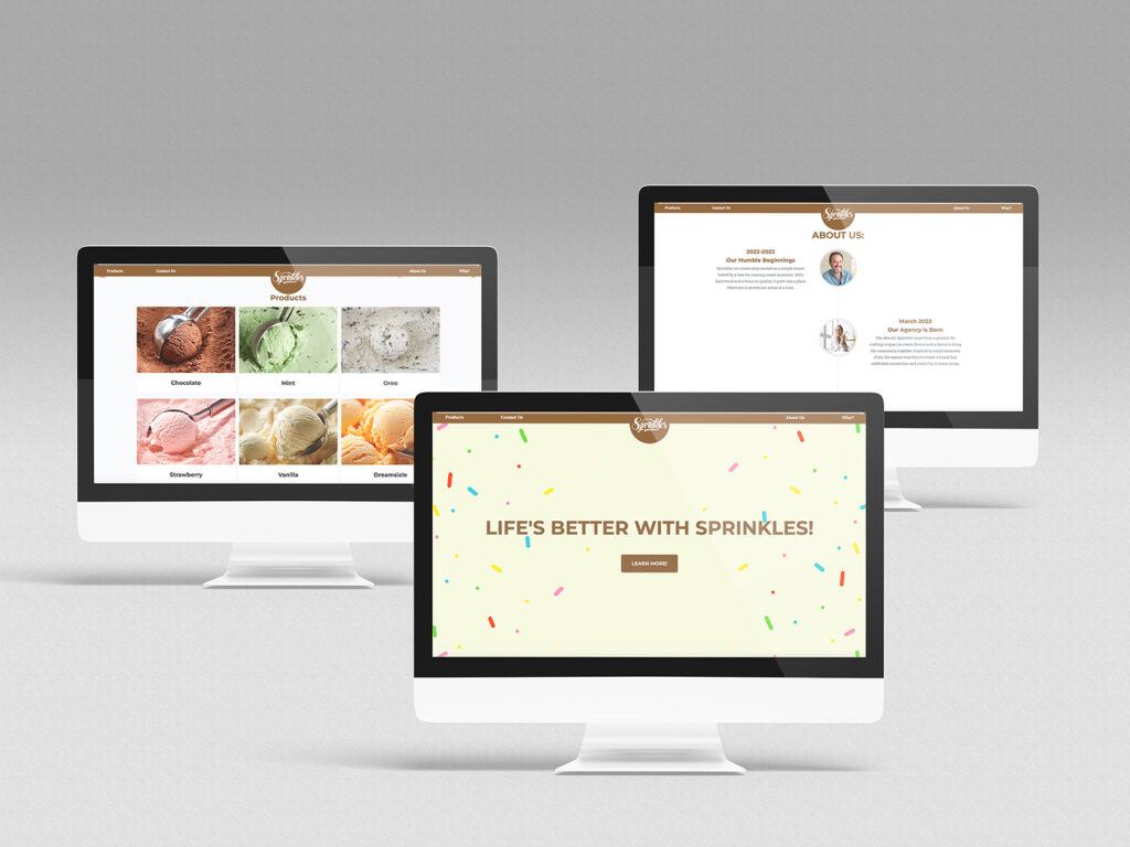 Sprinkles ice cream shop website.